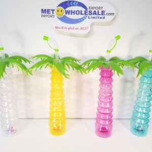 Colorful plastic drinking cups